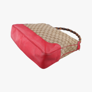 Bamboo Red xPink canvas x leather H011996565