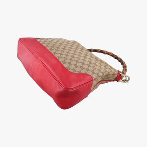 Bamboo Red xPink canvas x leather H011996565