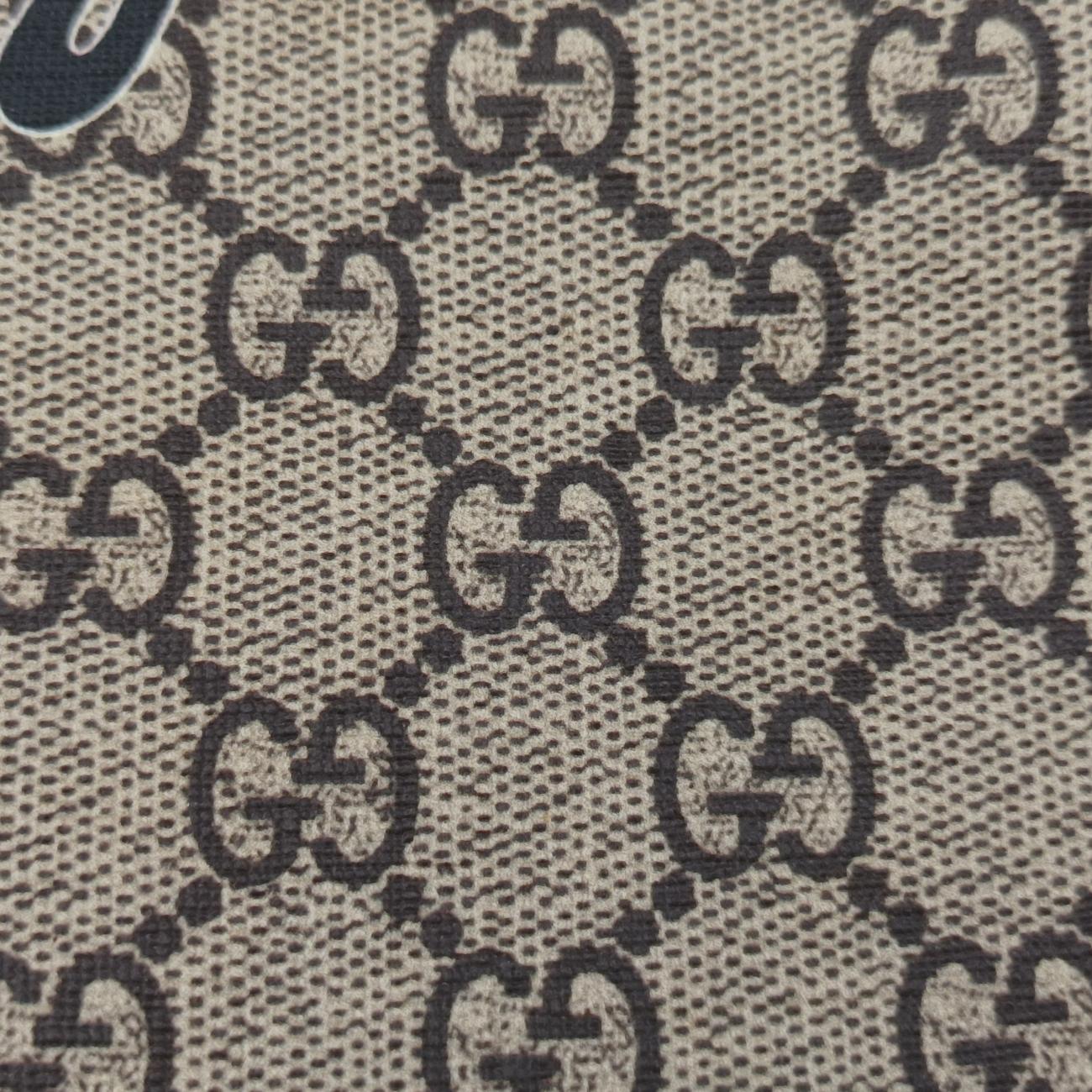 GG Supreme Bee Brown×Multicolour PVC coated canvas B024905997