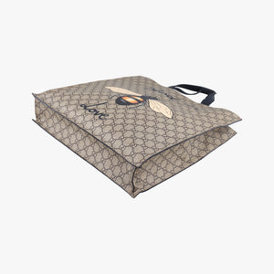 GG Supreme Bee Brown×Multicolour PVC coated canvas B024905997