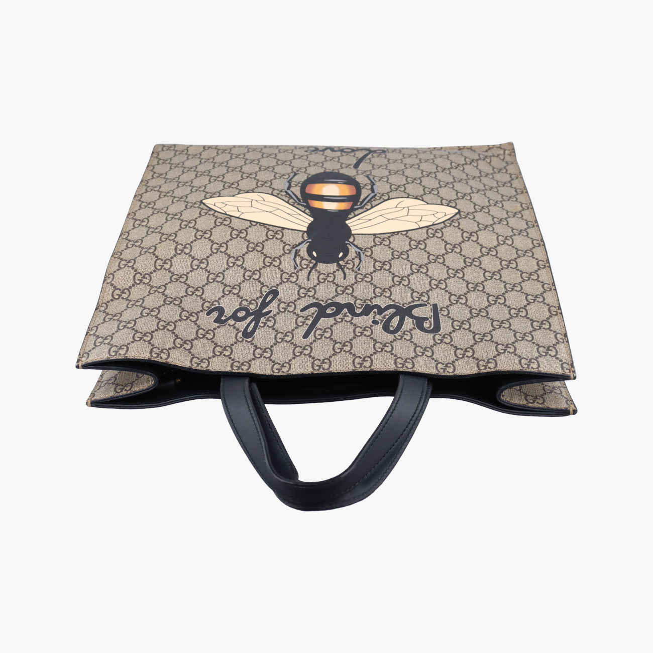 GG Supreme Bee Brown×Multicolour PVC coated canvas B024905997