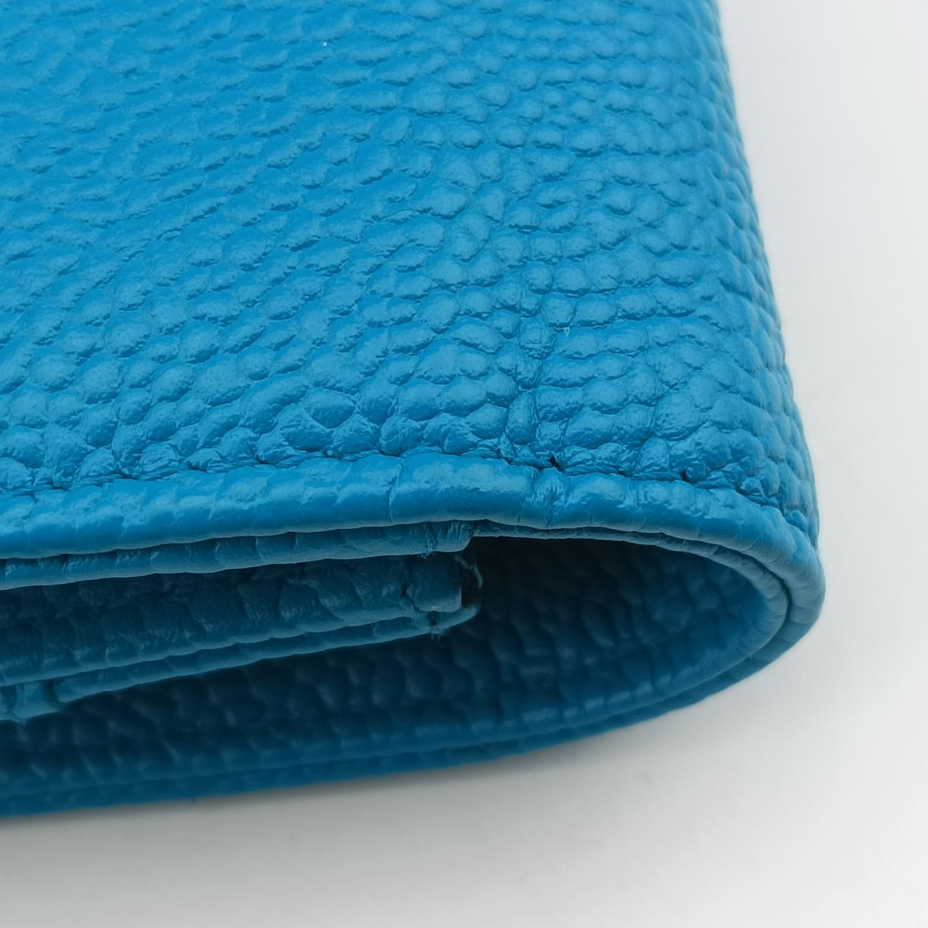 Caviar Wallet Chain Blue Leather 17898763