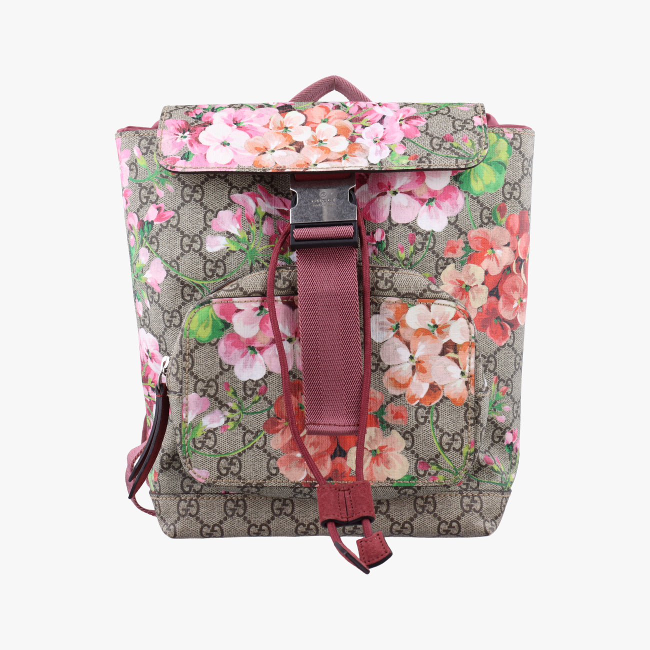 GG Blooms Beige×Multicolour PVC coated canvas A018900350