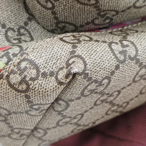 GG Blooms Beige×Multicolour PVC coated canvas A018900350
