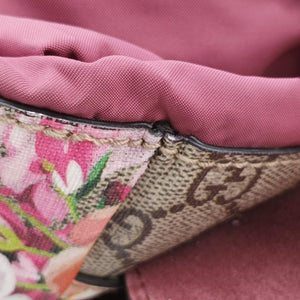 GG Blooms Beige×Multicolour PVC coated canvas A018900350