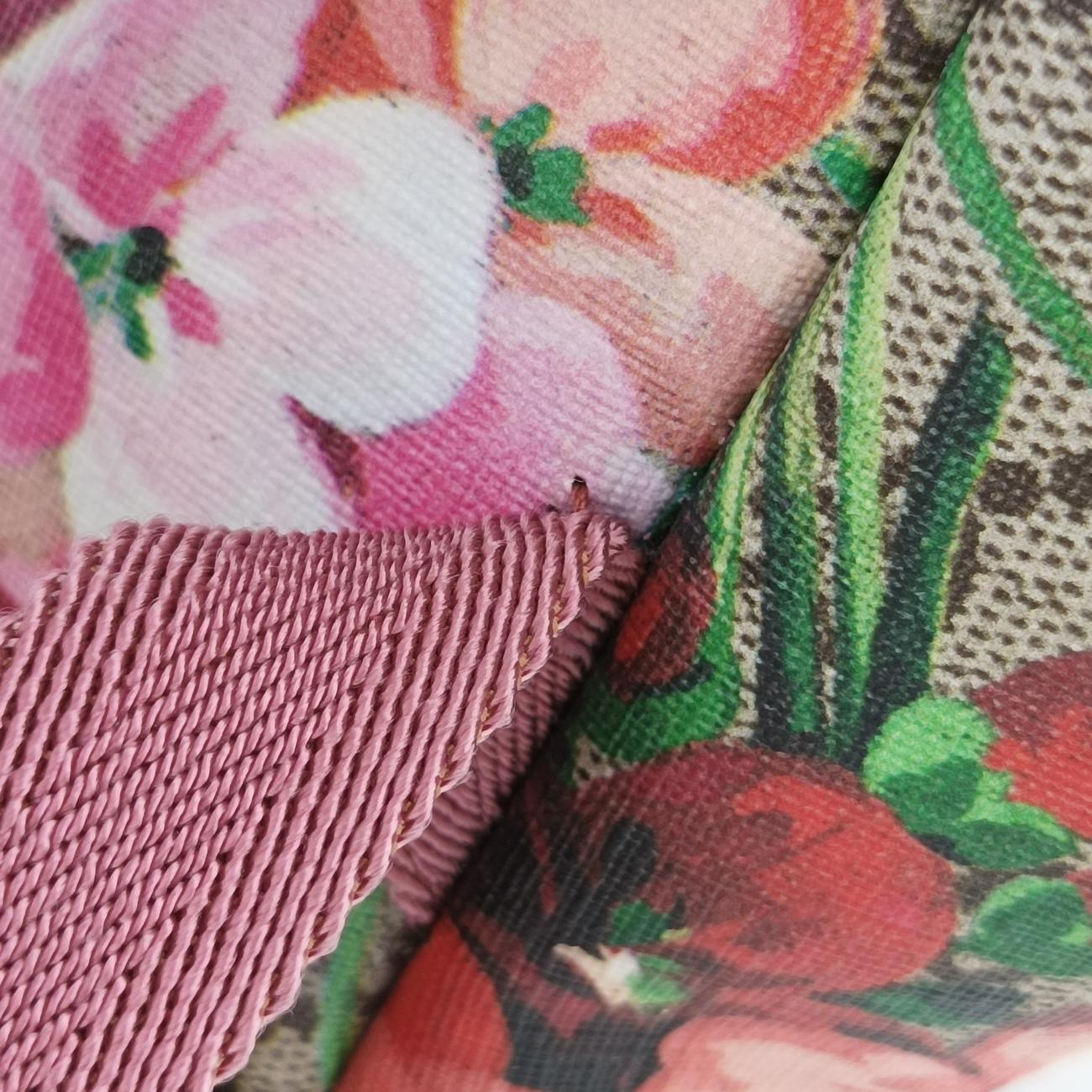 GG Blooms Beige×Multicolour PVC coated canvas A018900350