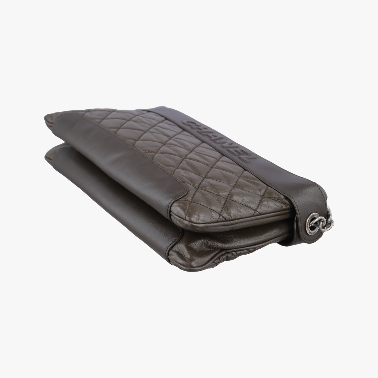 Double Zip Olive Brown lambskin 17057276
