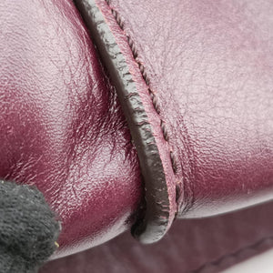 D bag Burgundy Leather 68 27