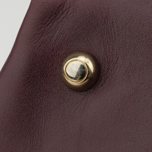 D bag Burgundy Leather 68 27