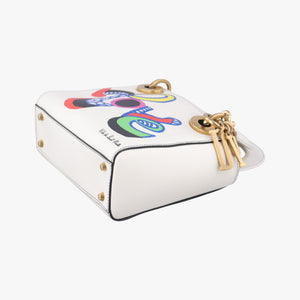 Niki de Saint Phalle Lady Dior White×multicolor Leather 04-MA-1127