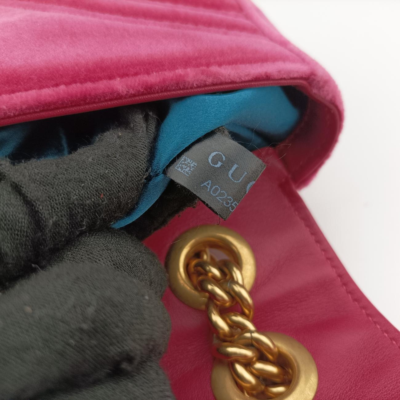 GG Marmont Pink velour A023545213