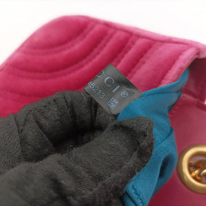 GG Marmont Pink velour A023545213