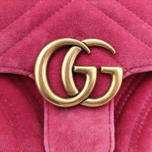 GG Marmont Pink velour A023545213