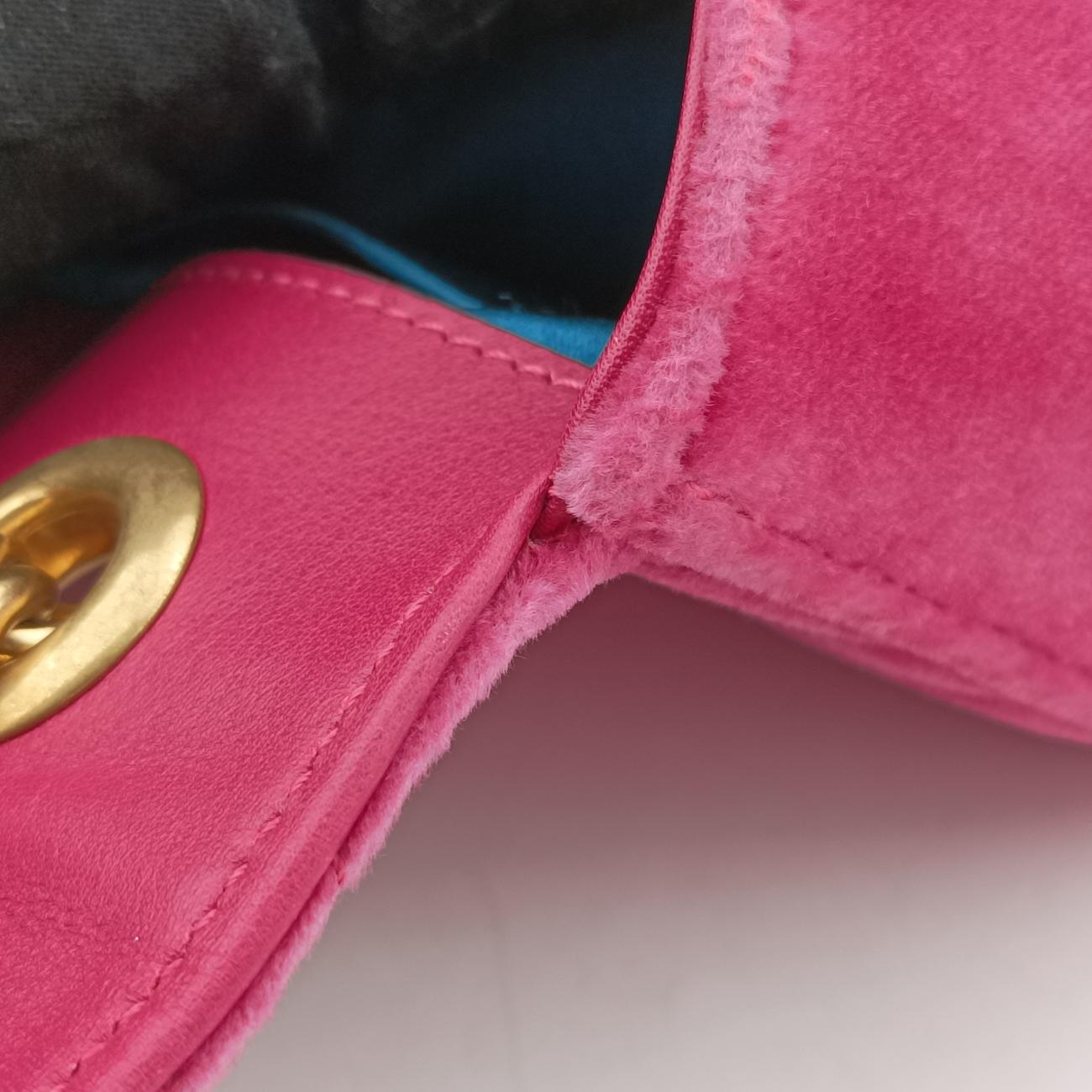 GG Marmont Pink velour A023545213