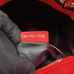 Mini Sequin Lady Dior Red×Multicolour Leather 18-MA-1126