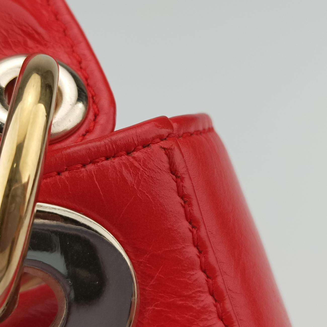 Mini Sequin Lady Dior Red×Multicolour Leather 18-MA-1126