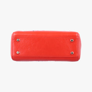 Mini Sequin Lady Dior Red×Multicolour Leather 18-MA-1126