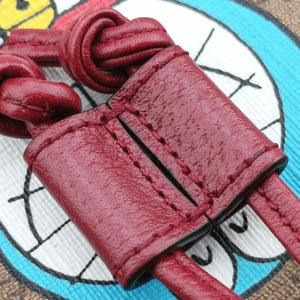 Doraemon collaboration Beige x Bordeaux x Multicolor PVC coated canvas G033979953