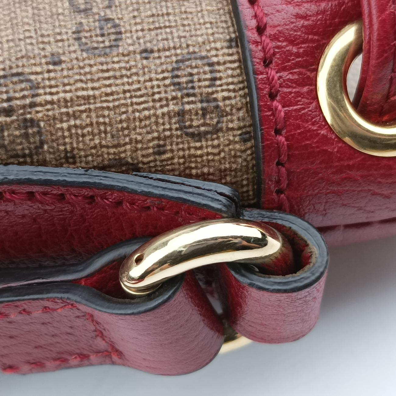 Doraemon collaboration Beige x Bordeaux x Multicolor PVC coated canvas G033979953