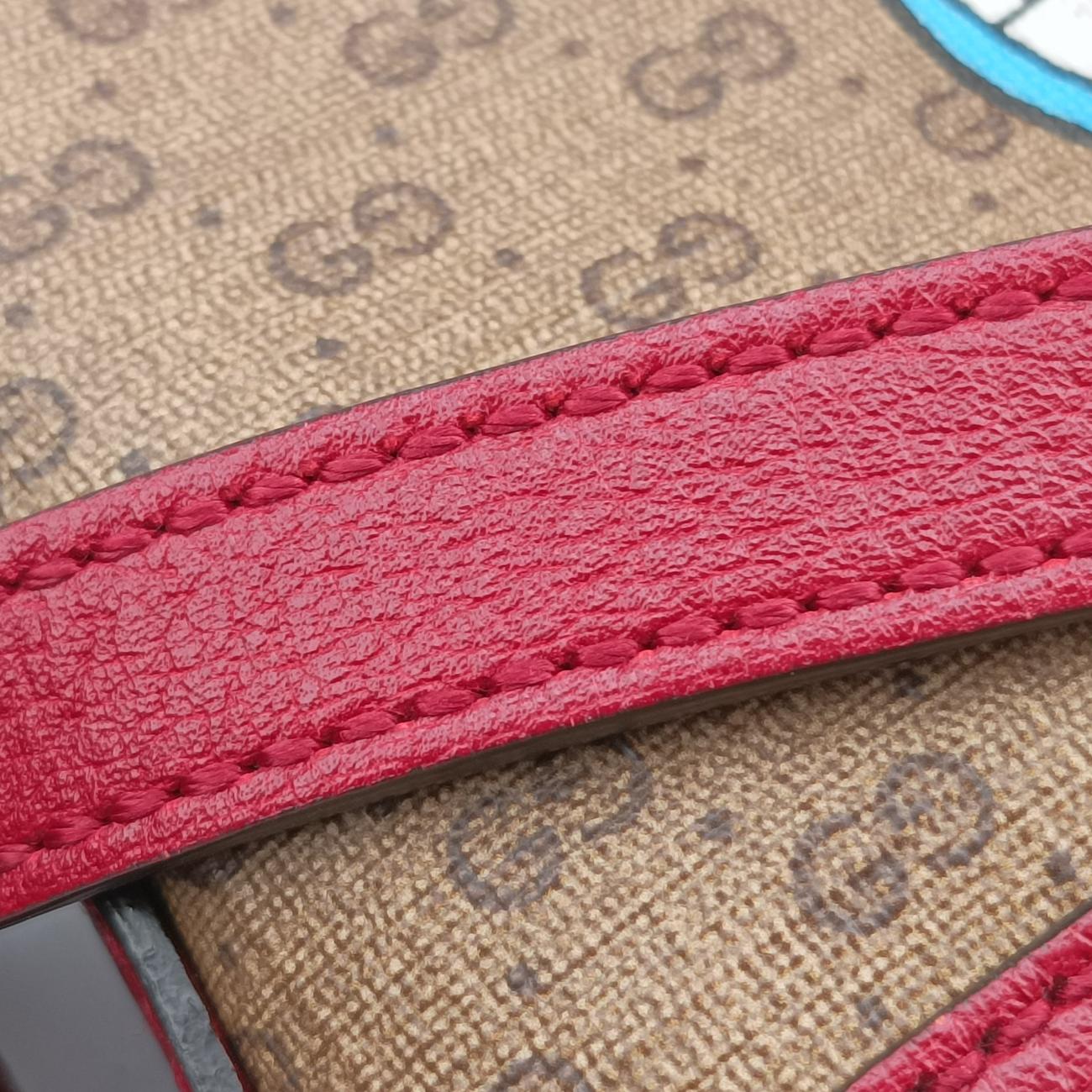 Doraemon collaboration Beige x Bordeaux x Multicolor PVC coated canvas G033979953