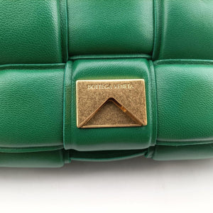 The Chain Cassette Green lambskin B09392158T