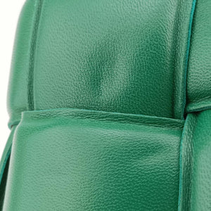 The Chain Cassette Green lambskin B09392158T