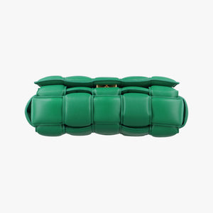 The Chain Cassette Green lambskin B09392158T