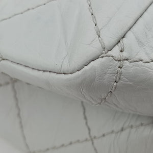2.55 double flap Matelasse White lambskin 12623751