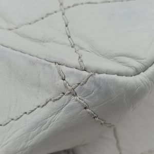 2.55 double flap Matelasse White lambskin 12623751