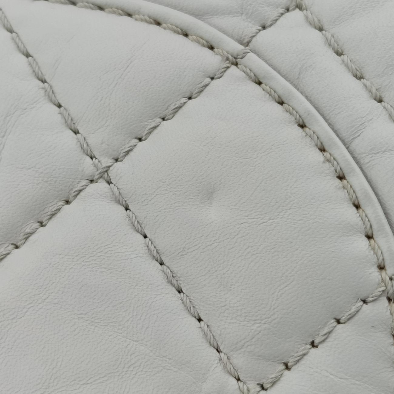 2.55 double flap Matelasse White lambskin 12623751