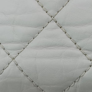 2.55 double flap Matelasse White lambskin 12623751