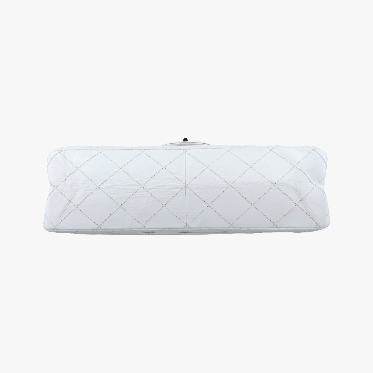 2.55 double flap Matelasse White lambskin 12623751