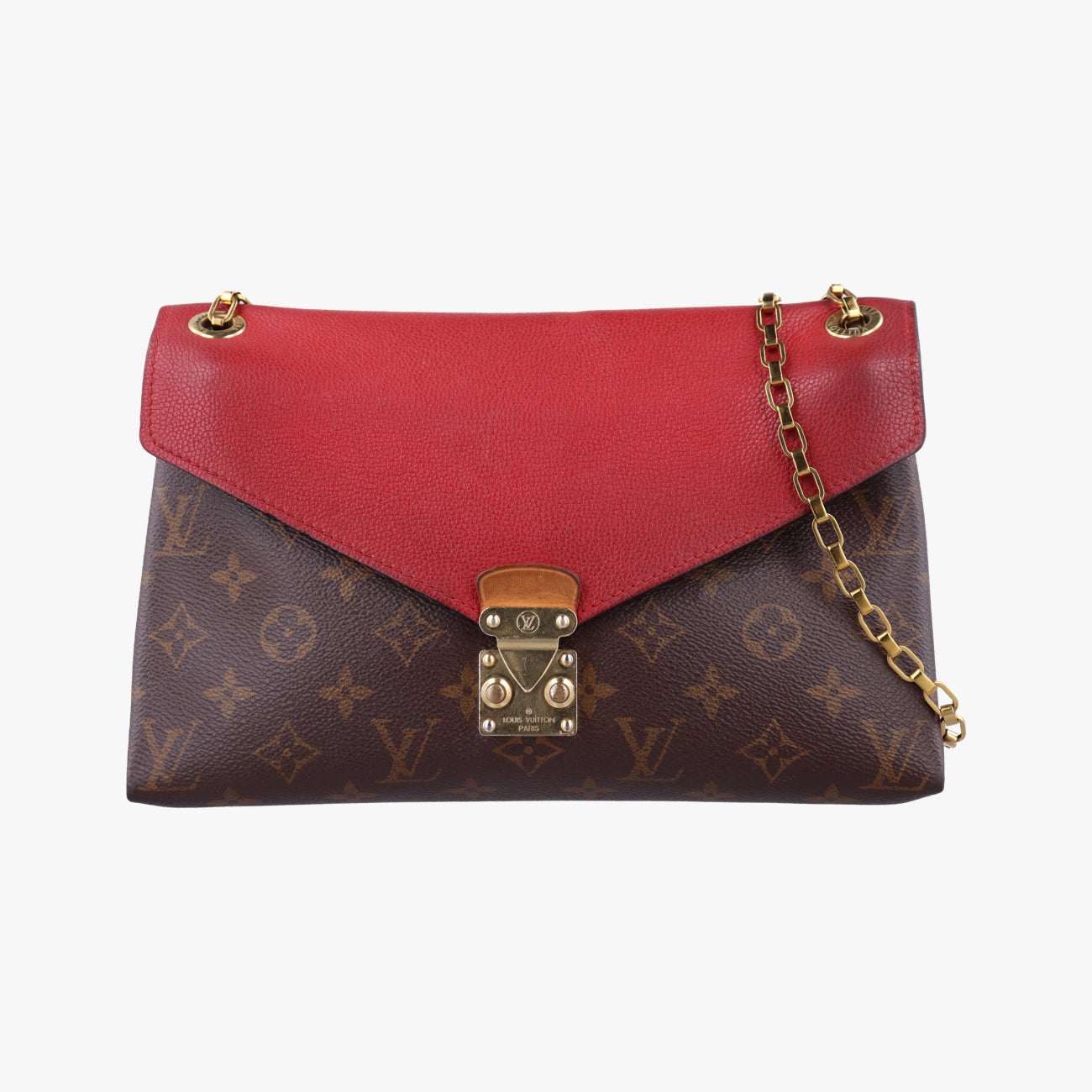 PALLAS Chain Brown×CERISE Monogram Canvas×calf leather CA3196