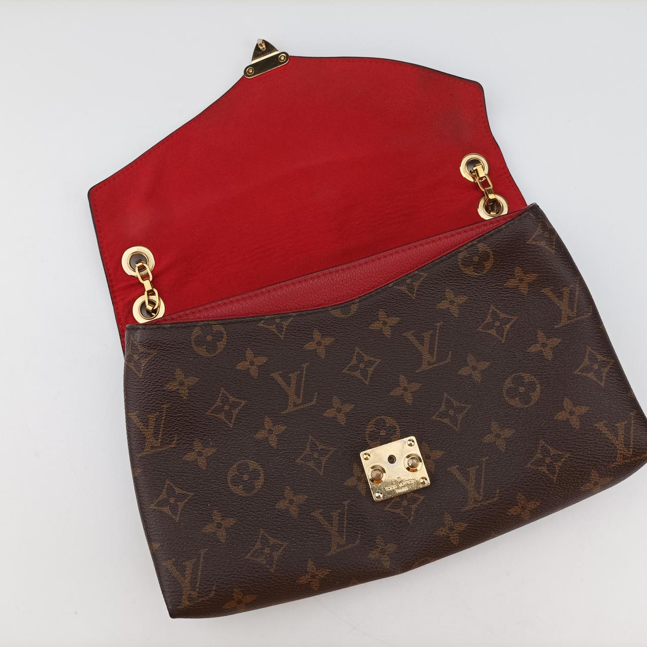 PALLAS Chain Brown×CERISE Monogram Canvas×calf leather CA3196