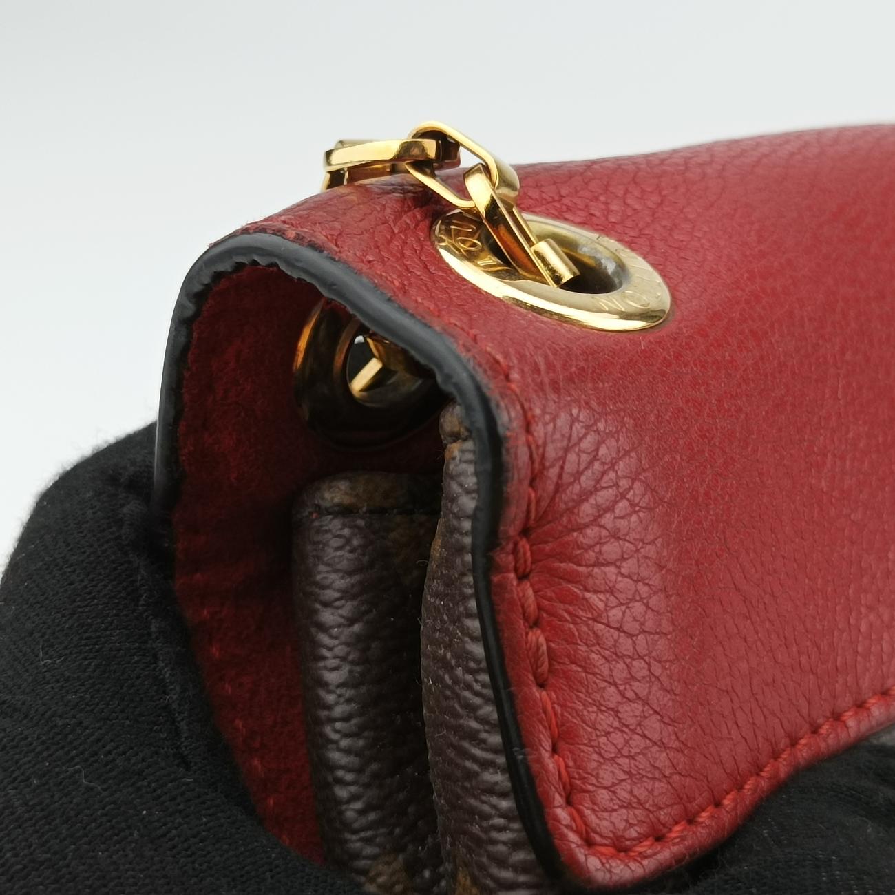 PALLAS Chain Brown×CERISE Monogram Canvas×calf leather CA3196