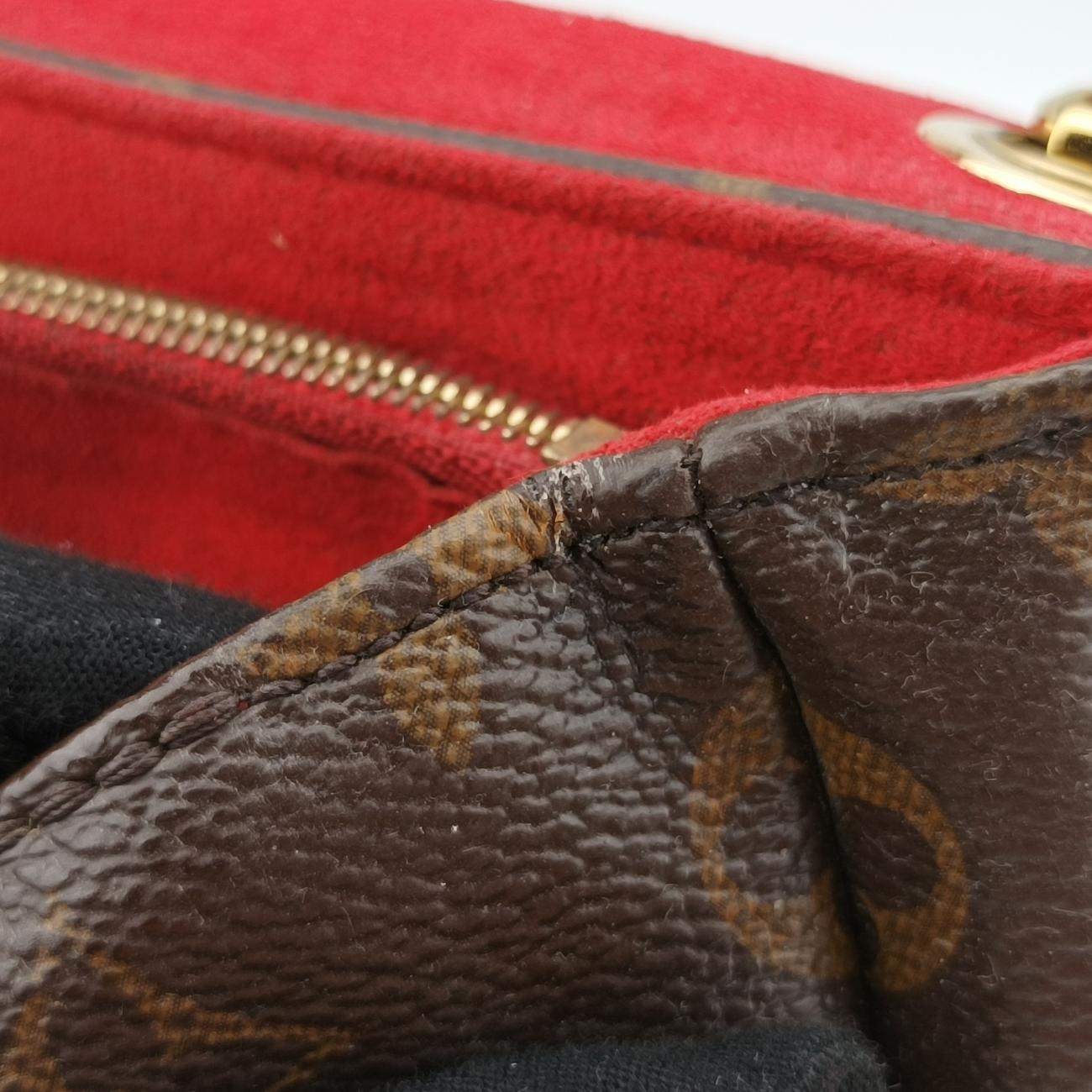 PALLAS Chain Brown×CERISE Monogram Canvas×calf leather CA3196