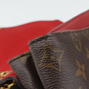 PALLAS Chain Brown×CERISE Monogram Canvas×calf leather CA3196