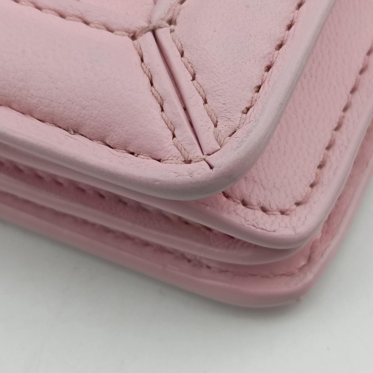 intrecciato Nappa Meadow Flower Mini Pink×Multicolour lambskin B07094897J