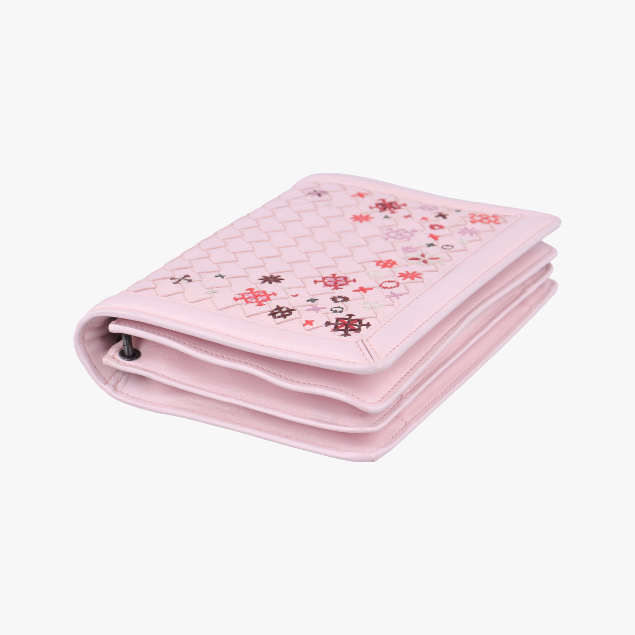 intrecciato Nappa Meadow Flower Mini Pink×Multicolour lambskin B07094897J