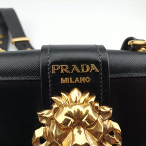 Animalier Cahier Lions Head Black Leather 25