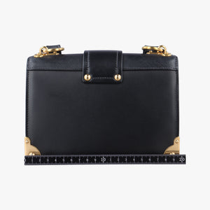 Animalier Cahier Lions Head Black Leather 25