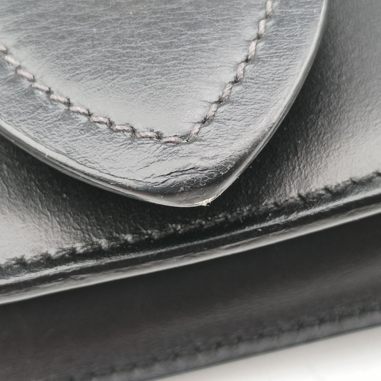 Animalier Cahier Lions Head Black Leather 25