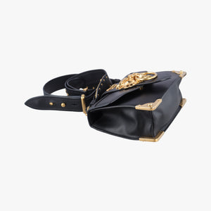 Animalier Cahier Lions Head Black Leather 25