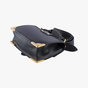 Animalier Cahier Lions Head Black Leather 25
