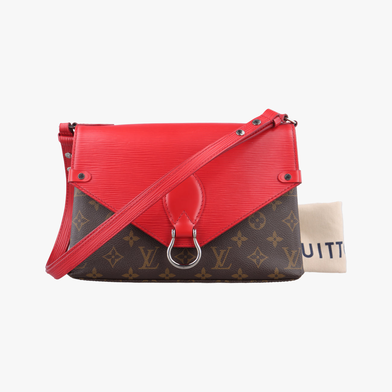 SAINT MICHEL brown×COQUELICOT Monogram Canvas×calf leather CA3197