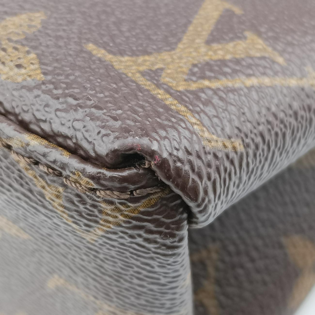 SAINT MICHEL brown×COQUELICOT Monogram Canvas×calf leather CA3197