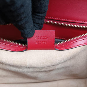 Sylvie Red×navy Leather C026083559