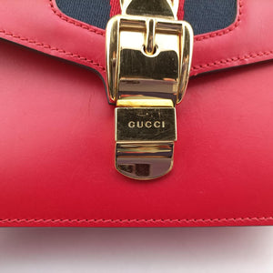 Sylvie Red×navy Leather C026083559
