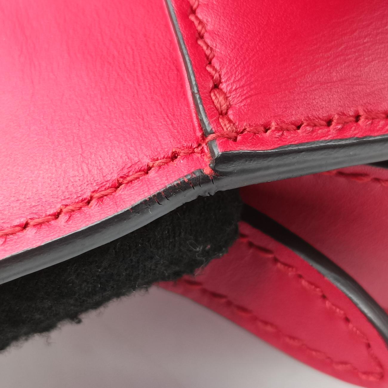Sylvie Red×navy Leather C026083559