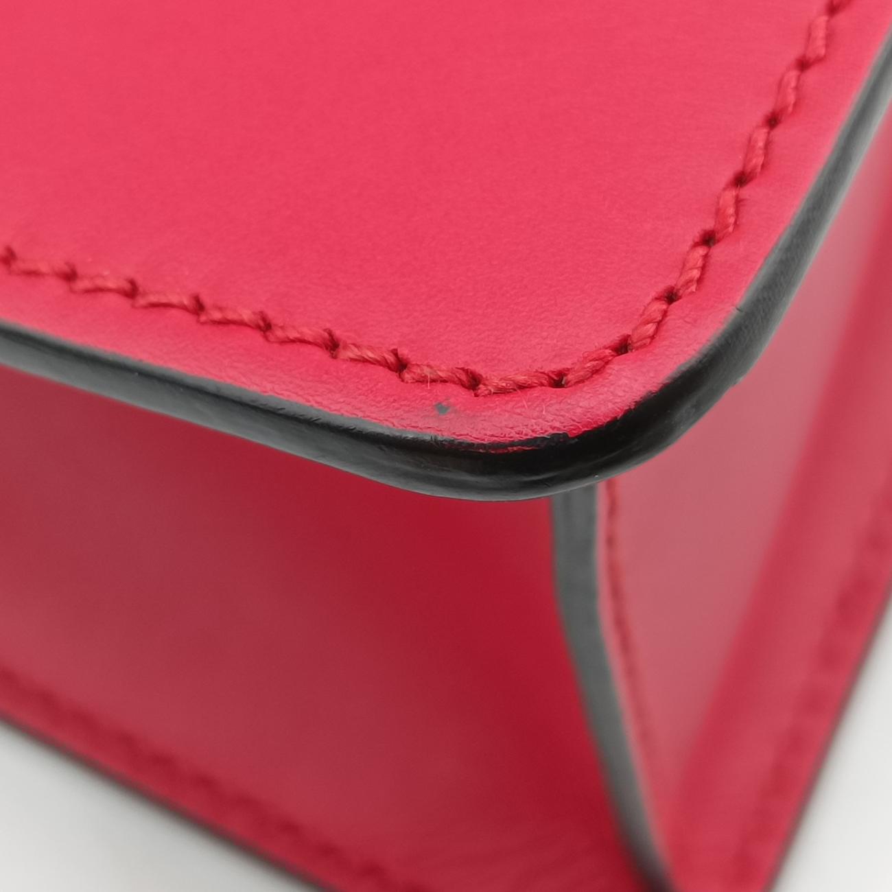Sylvie Red×navy Leather C026083559
